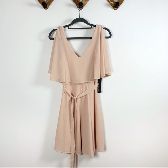 Lulus Dresses & Skirts - LULUS blush pink float sleeve dress